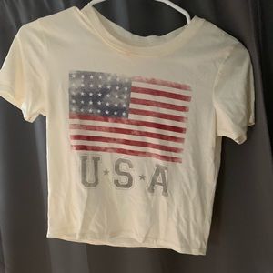 Off white USA top